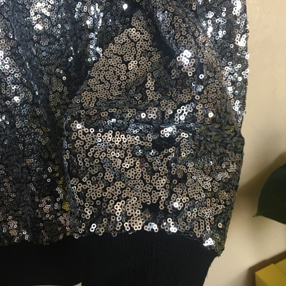 Silver sequins jacket - Picture 6 of 8